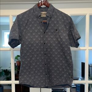 Howler Brothers Blue Patterned Casual Shirt